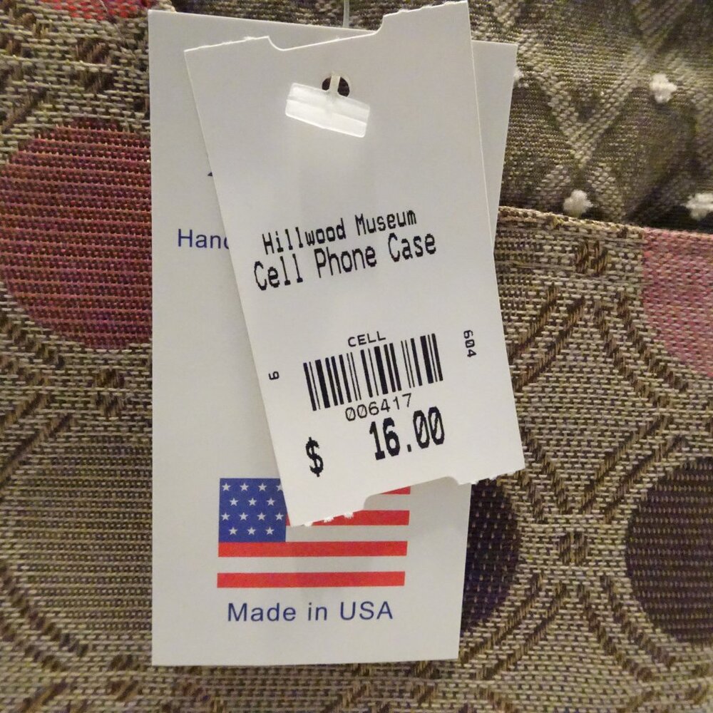 Danny K Beverly Hills Cell Phone Case Tapestry Tan Multi Boho USA - Picture 2 of 6